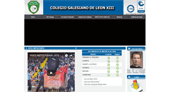 Desktop Screenshot of colegiosalesianodeleonxiii.edu.co